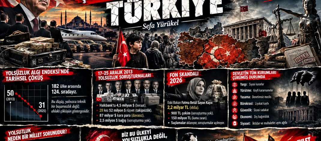 25 YILDA YOLSUZLUK VE RÜŞVET İKTİDARINA KARŞI: ÇÜRÜMÜŞ BİR MİLLET ÖRNEĞİNDE TÜRKİYE